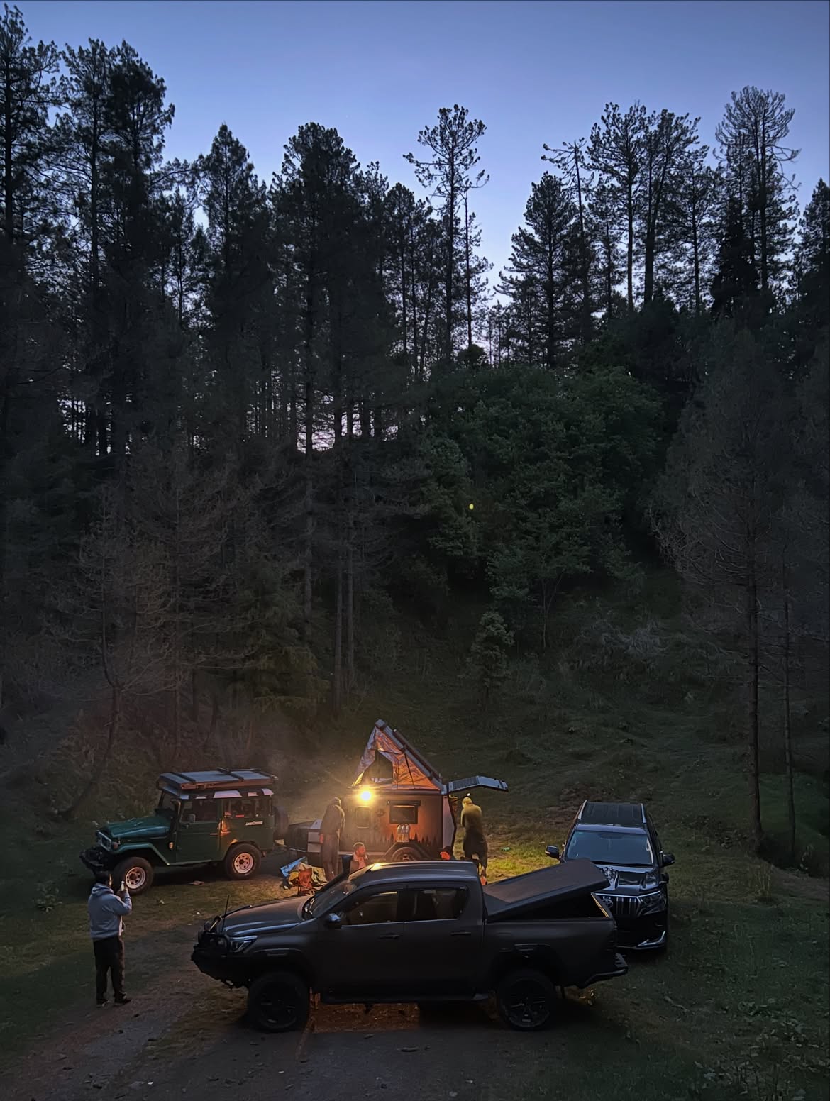 Mountain Ridge Sunset Lookout Camp